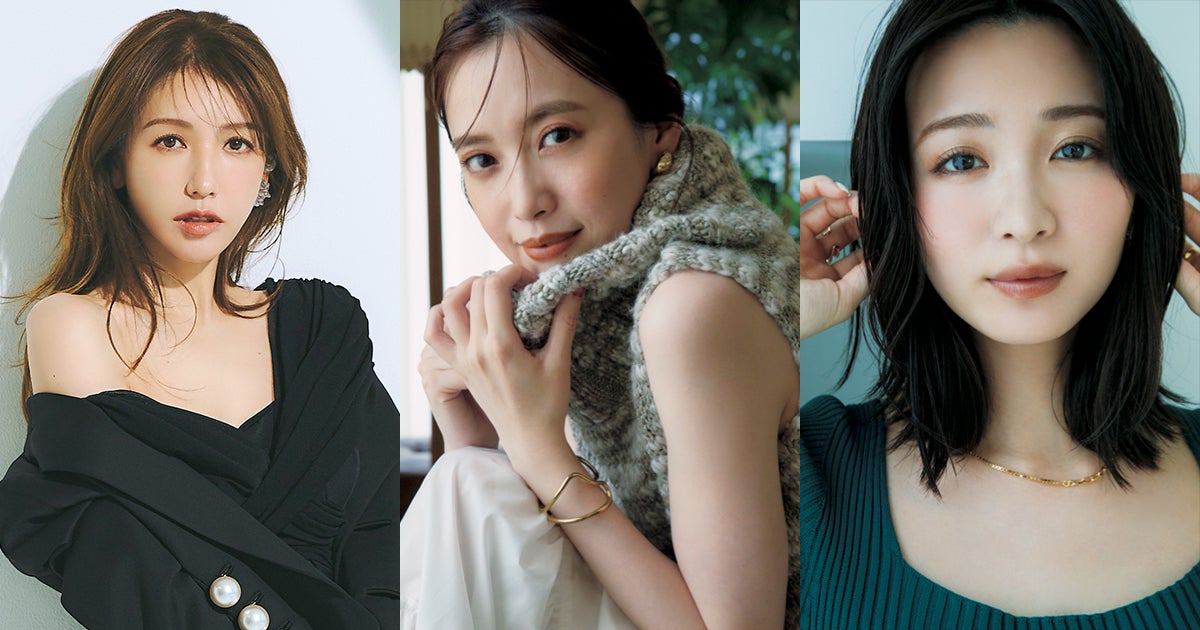 写真左から:美香さん、宮田聡子さん、岡崎紗絵さん