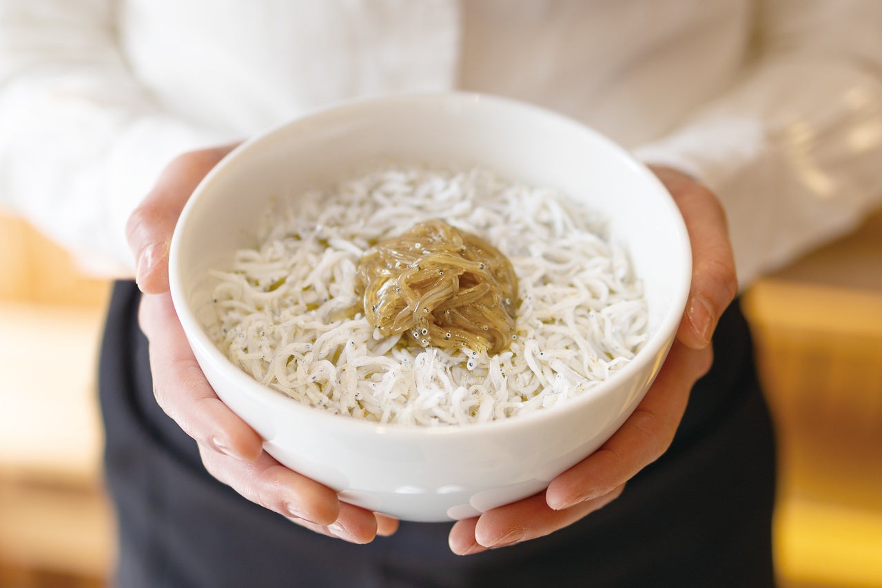 二つの海のしらすどんぶり