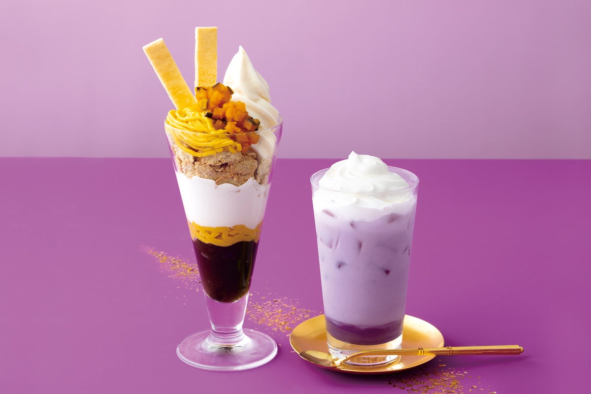 Nana S Green Tea 秋の味覚を先取り ハロウィン限定かぼちゃと紫いものパフェ ドリンクが 9 1スタート 株式会社七葉のプレスリリース Nana S Green Tea 秋の味覚を先取り ハロウィン限定かぼちゃと紫いものパフェ ドリンクが 9 1スタート 株式会社七葉のプレスリリース