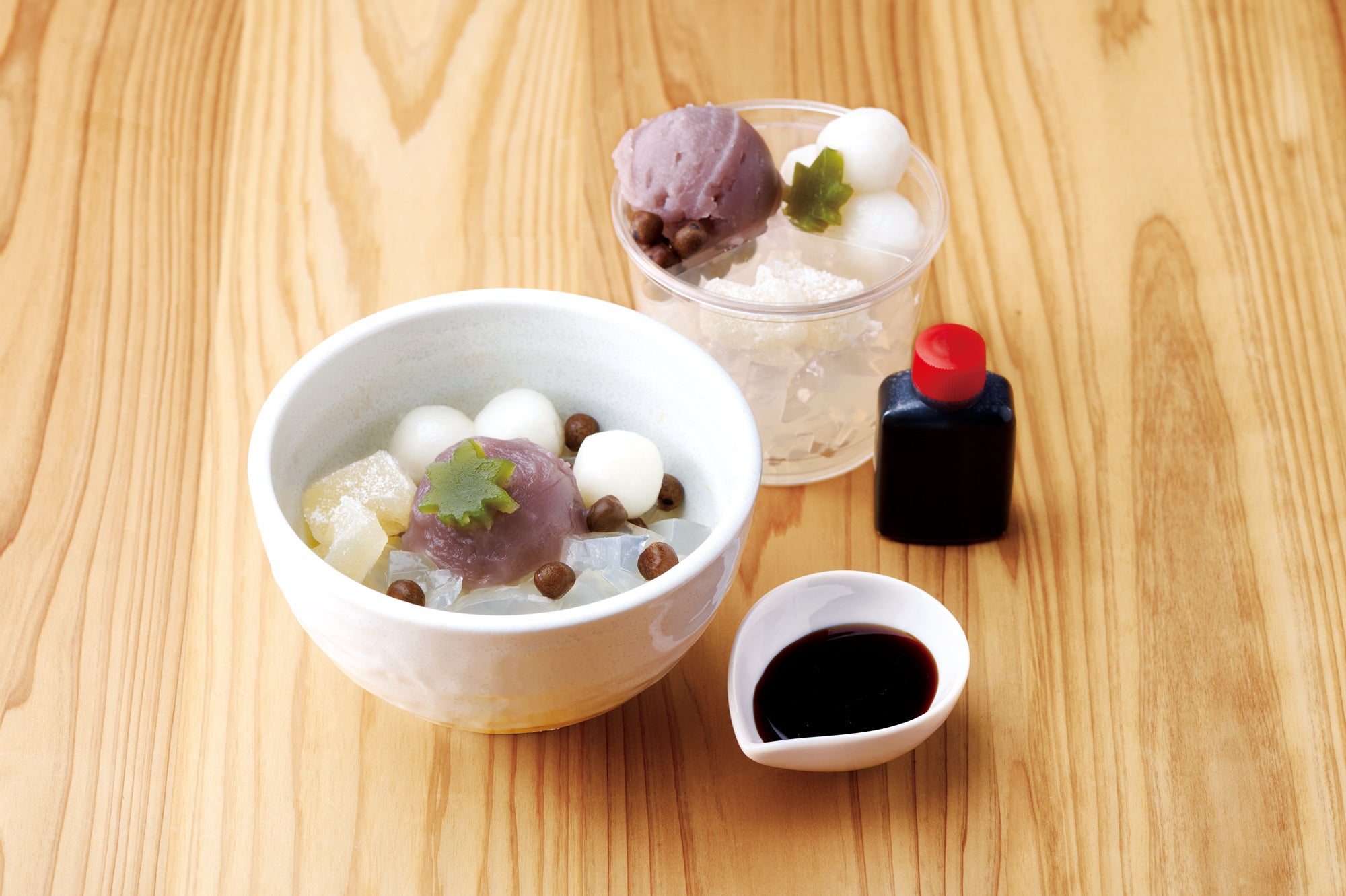 白玉あんみつ　611円