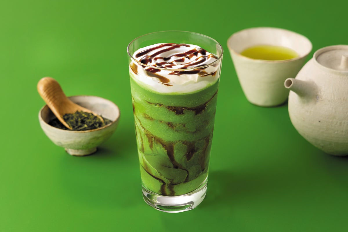 玉露ゼリー黒蜜フローズン（¥740 税込）