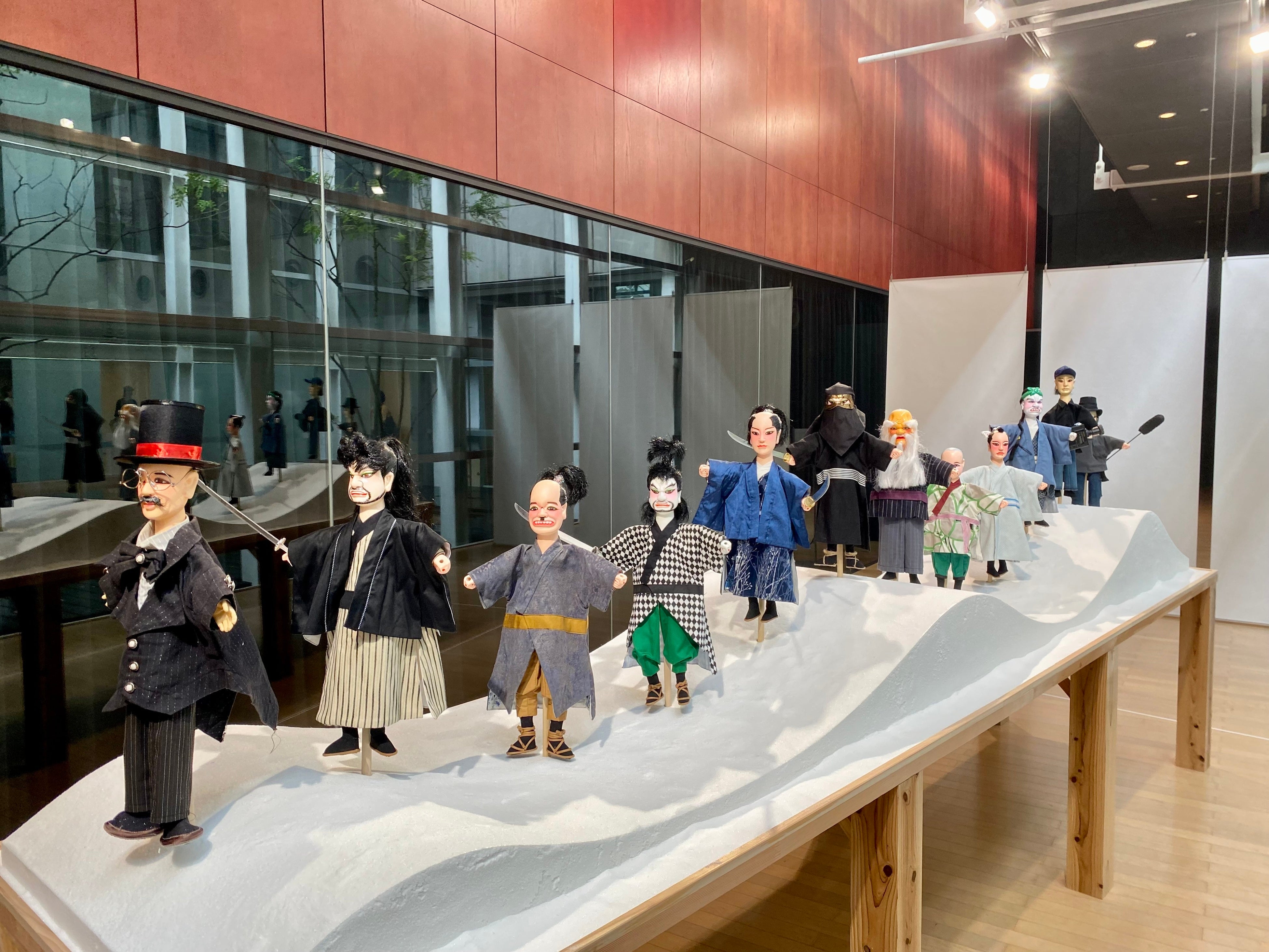 特別展『浪のしたにも都のさぶらふぞ』で展示された布袋戲(ポーテーヒー)の人形