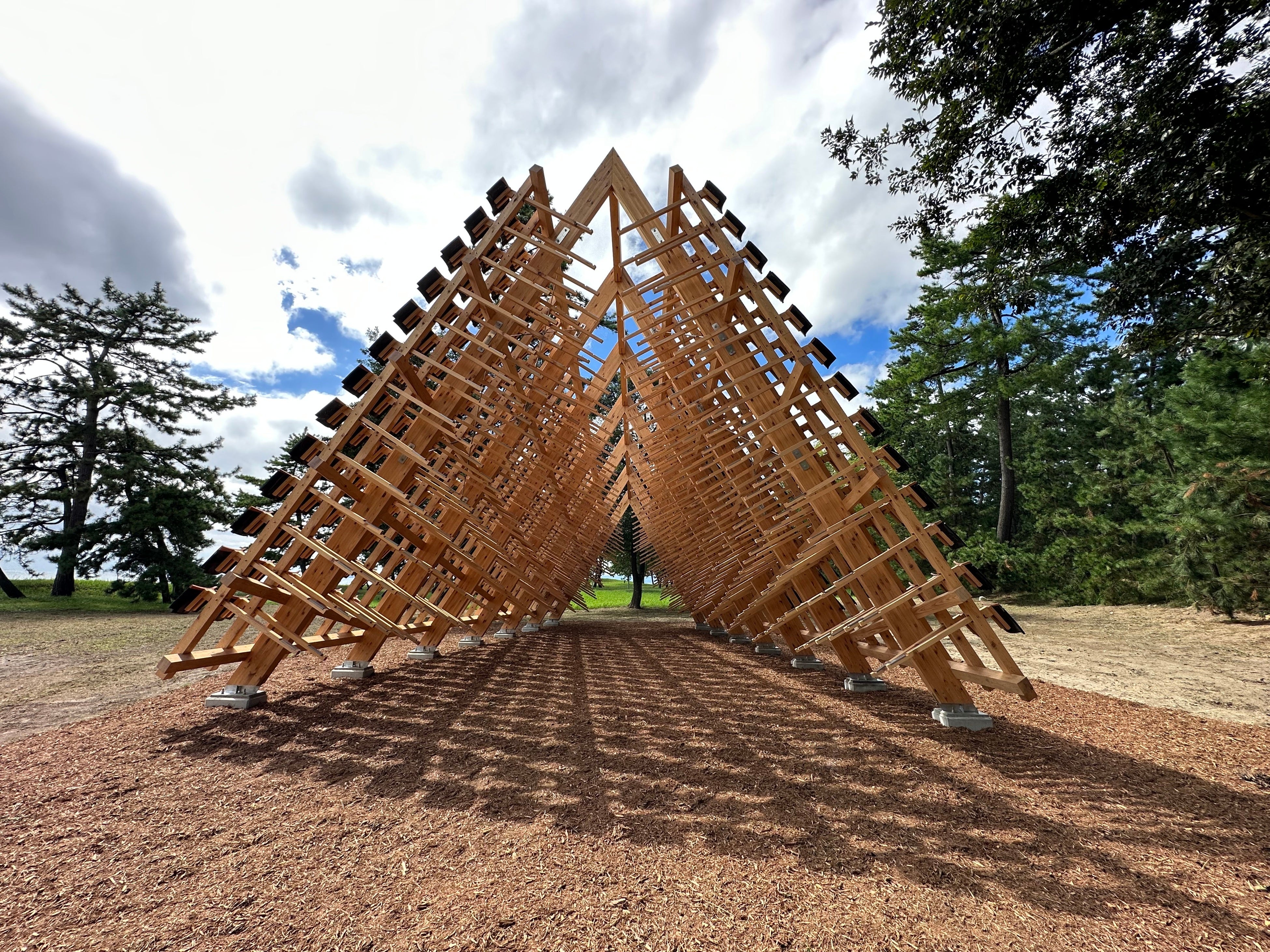 作品は「集まることは力になる」をコンセプトにしています。