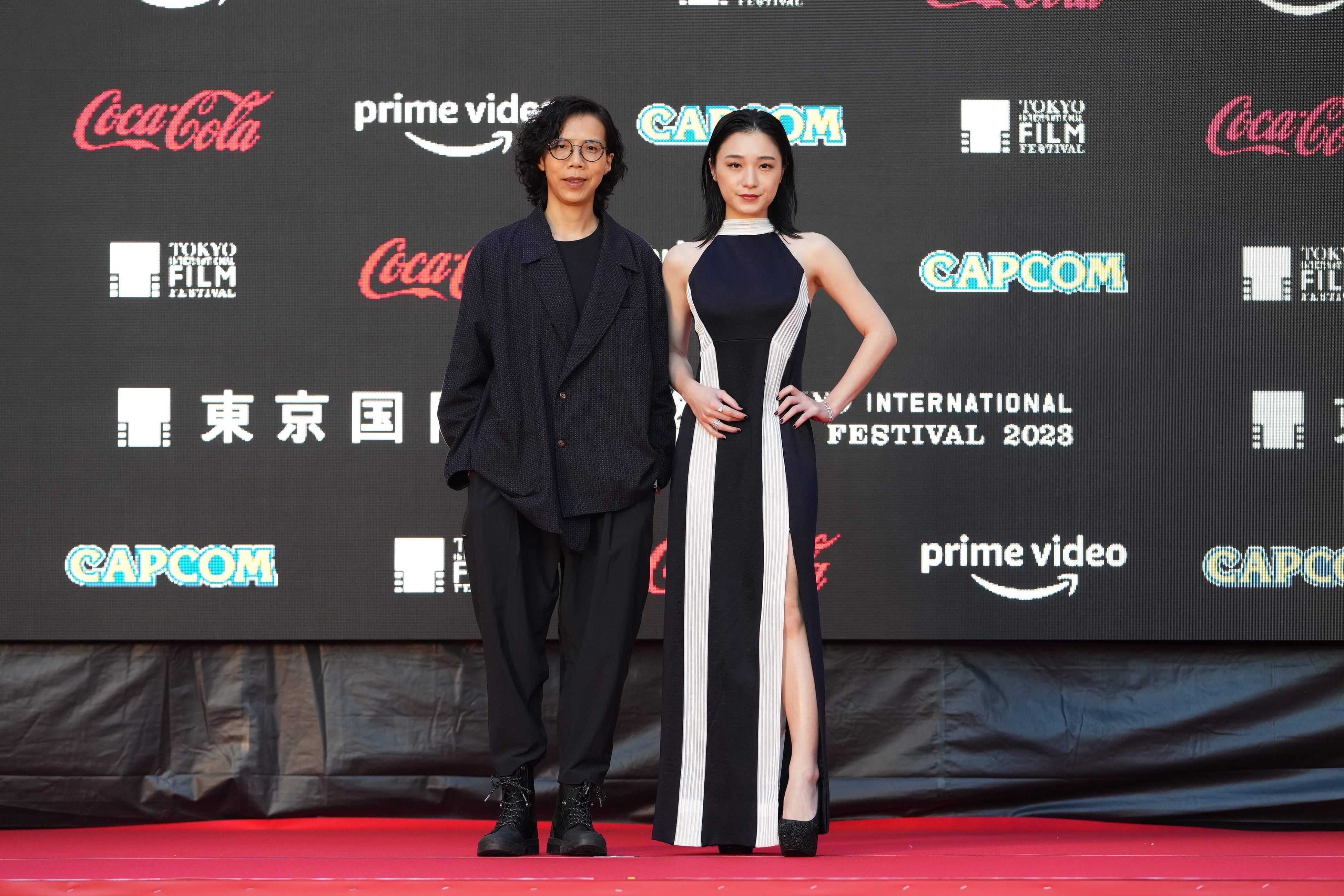 東京国際映画祭に出席する《青春の反抗》の監督蘇奕瑄と俳優葉暁霏©2023 TIFF