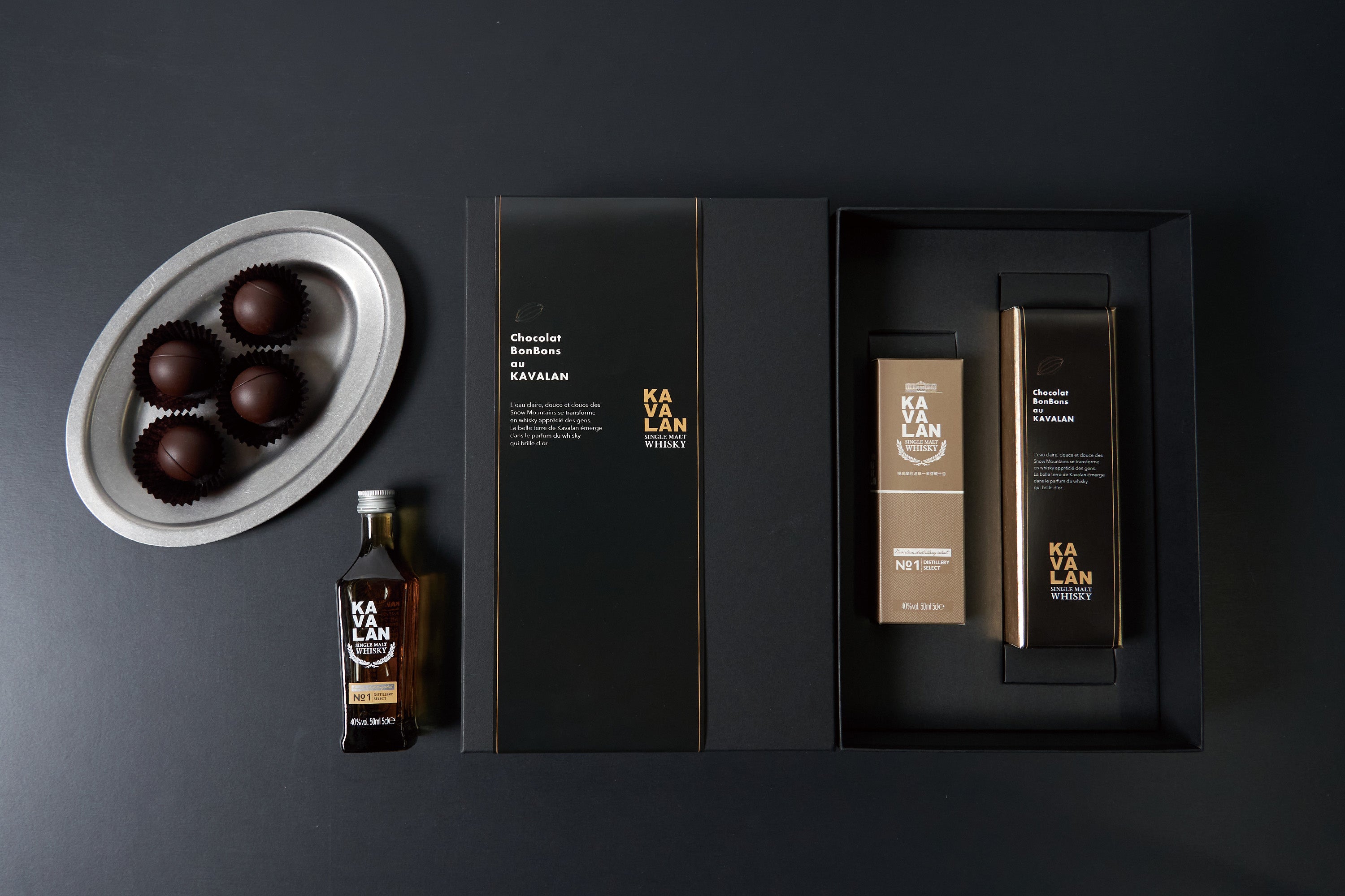 Chocolat Bonbons au KAVALAN -Distillery Select No.1-