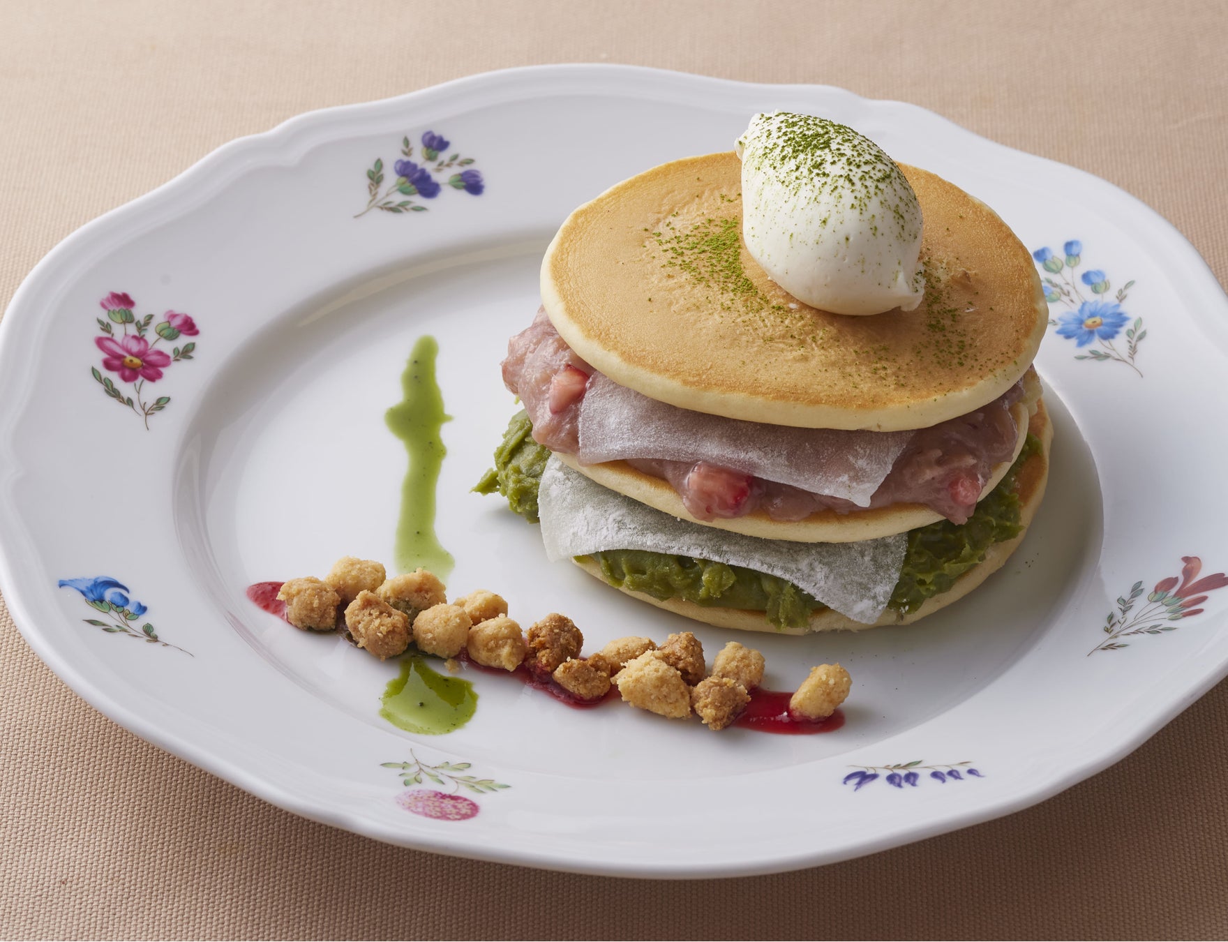 ビチェリン阪急うめだ いちごと抹茶の春パンケーキ