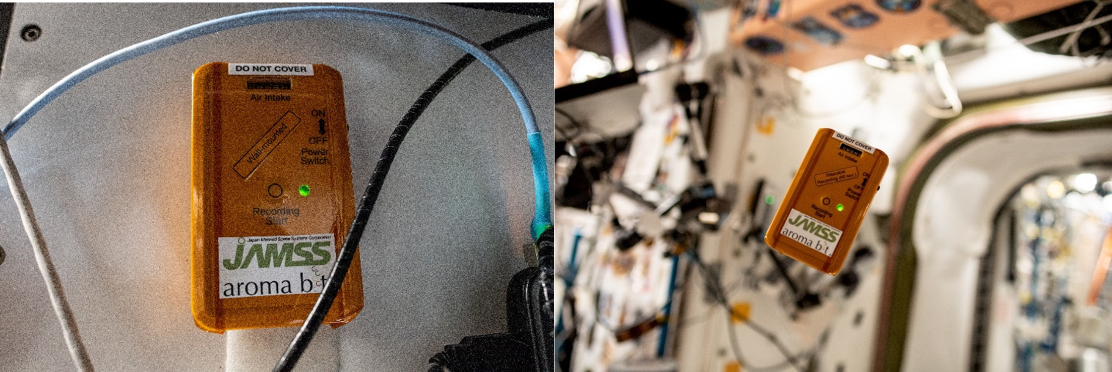 ©NASA／Axiom Space　左：設置型　右：携帯型