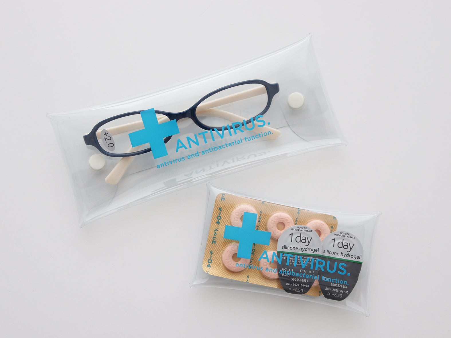 ​マルチケース 大：￥990(税込)、小￥880(税込)（抗ウイルスPVCフィルムVバスター使用）