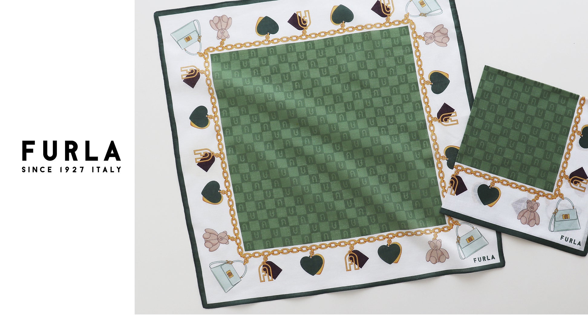 EQUNINOX ダークグリーン ハンカチ EQUNINOX ダークグリーン ハンカチ