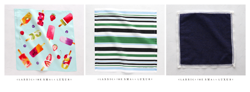 ハンカチーフ専門店「CLASSICS the Small Luxury」夏ギフトにぴったり