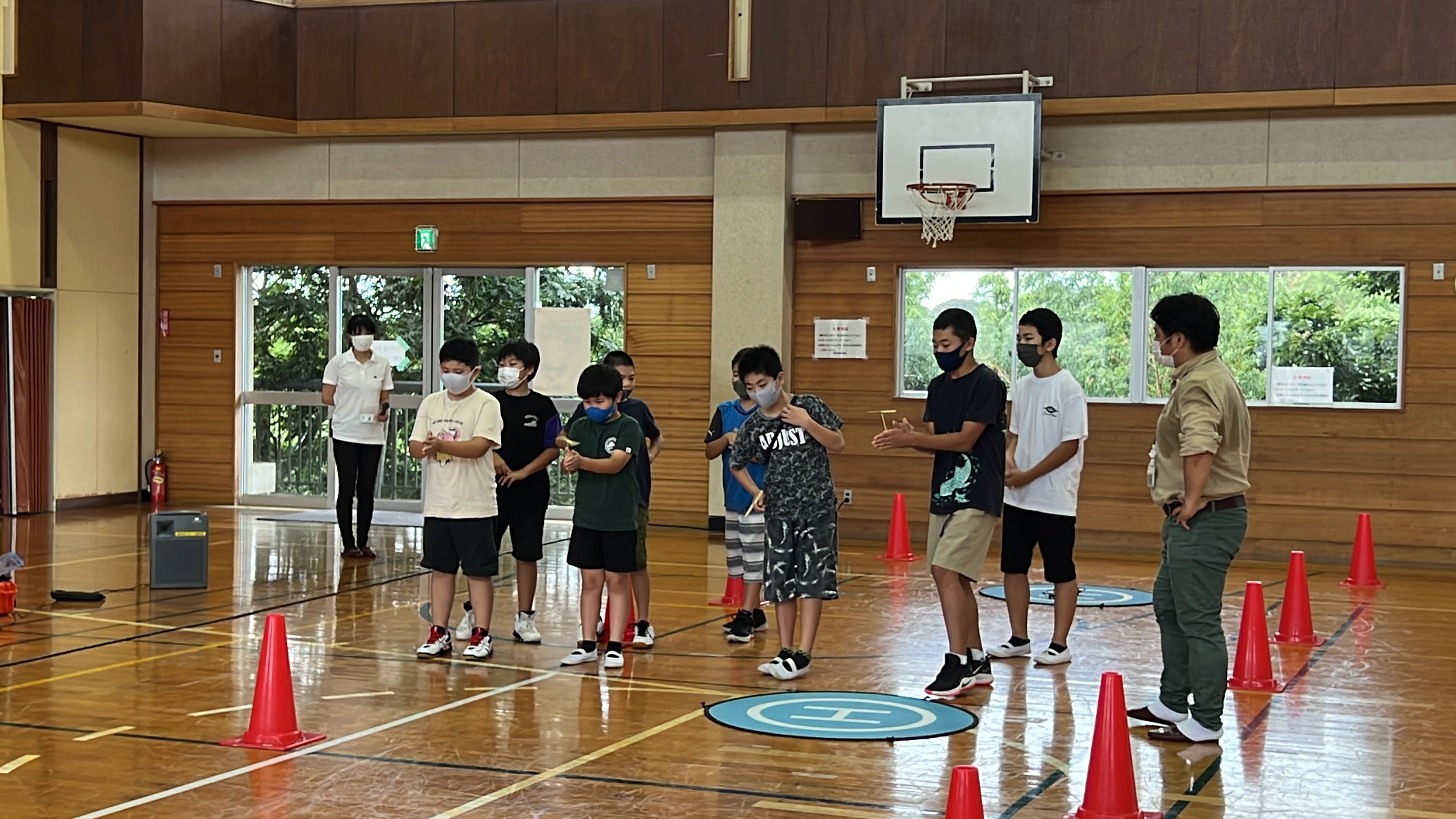 みんなで楽しみながら体験しました