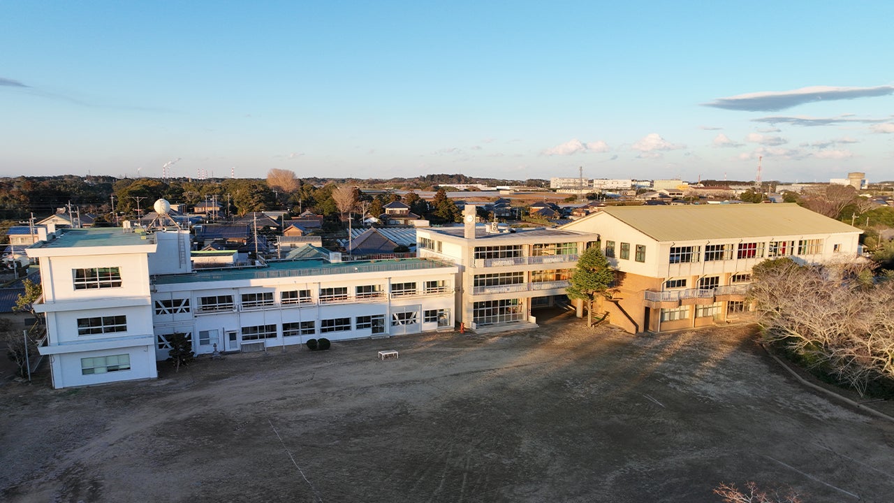 東庄町ドローンパーク全景