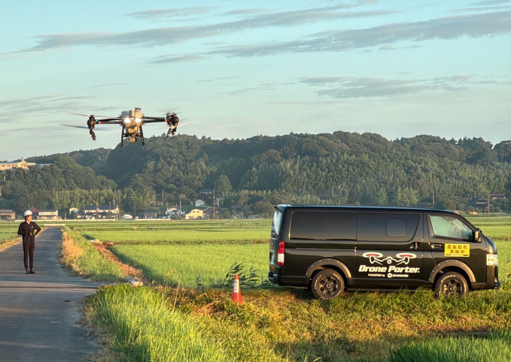 約2,000ヘクタールの水稲集団防除をドローン4機で完遂 | 一般社団法人国際ドローン協会のプレスリリース