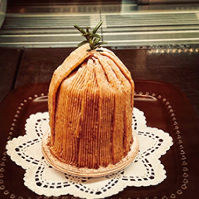 サザコーヒー大洗店名物「マリー様のモンブランケーキ」