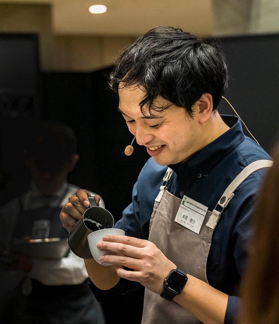 ジャパンバリスタチャンピオンシップ2位 本間啓介バリスタ