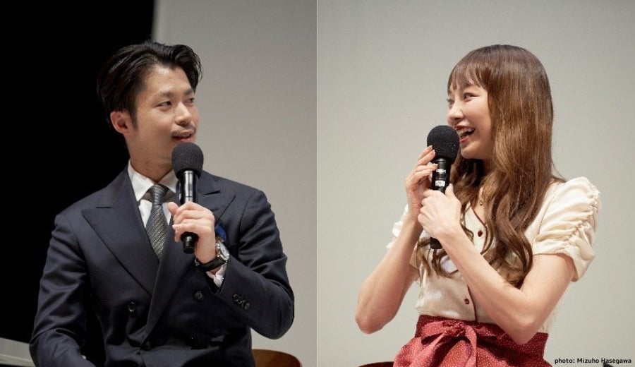 左から町田樹(國學院大學人間開発学部健康体育学科助教・元フィギュアスケート日本代表)、上野水香(東京バレエ団ゲスト・プリンシパル)