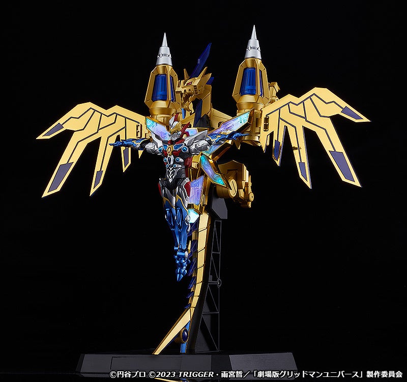 GOOD SMILE COMPANY - 【中古】グッドスマイルカンパニー THE合体 グリッドマン(Universe Fighter)＆ビッグゴルドバーン 開封品 グリッドマン ユニバース[97][240095275497] 劇場版『グリッドマン ユニバース』より「グリッドマン