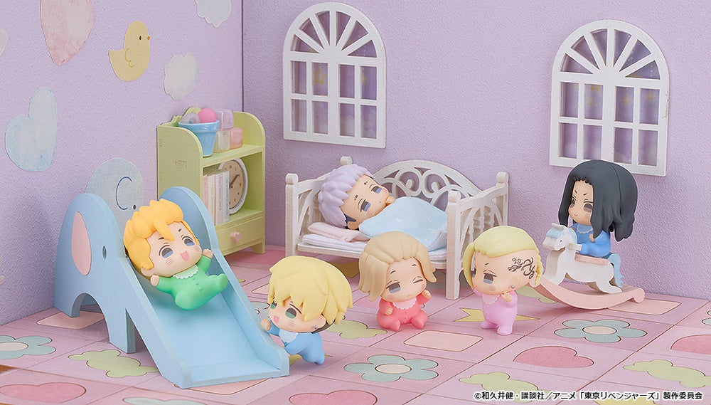 「東京リベンジャーズ」あかちゃんフィギュアが登場！6人のキャラクターがかわいくデフォルメされた「あかたんず」は、ボディパーツと頭部パーツが差し替え可能。2023年6月27日から予約開始。
