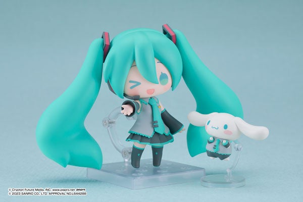 初音ミク シナモロール フィギュア 10個 初音ミク×シナモロールのコラボ新ビジュアルが圧倒的華麗さで