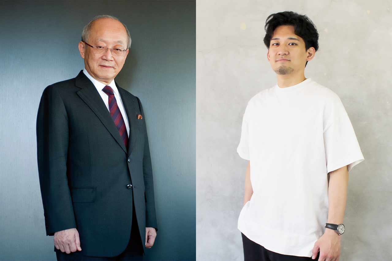 左から中田康雄氏、田内広平