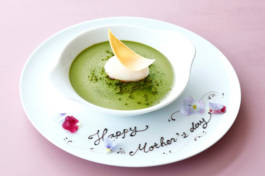 メッセージ付きデザート