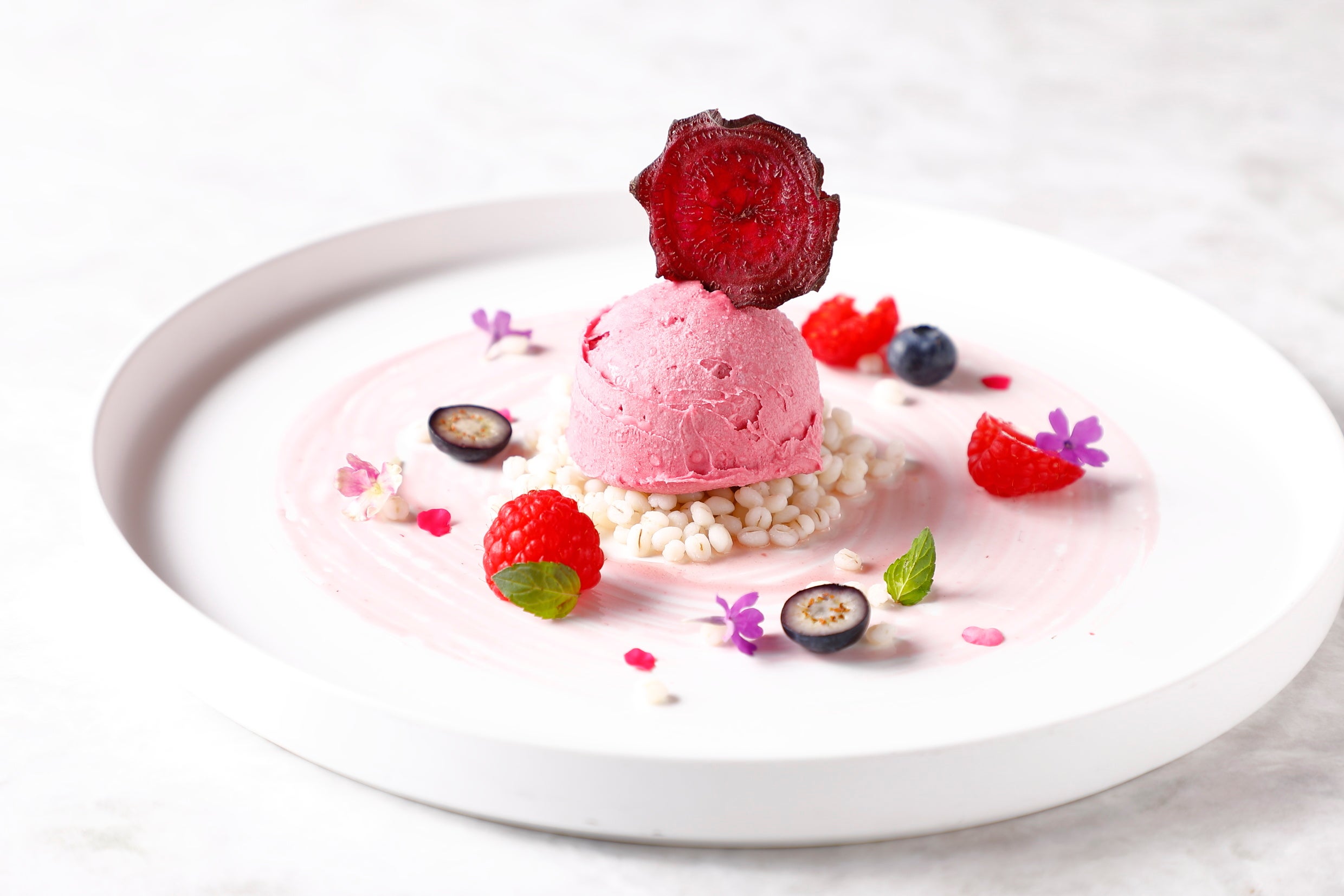 ビーツのシャーベット