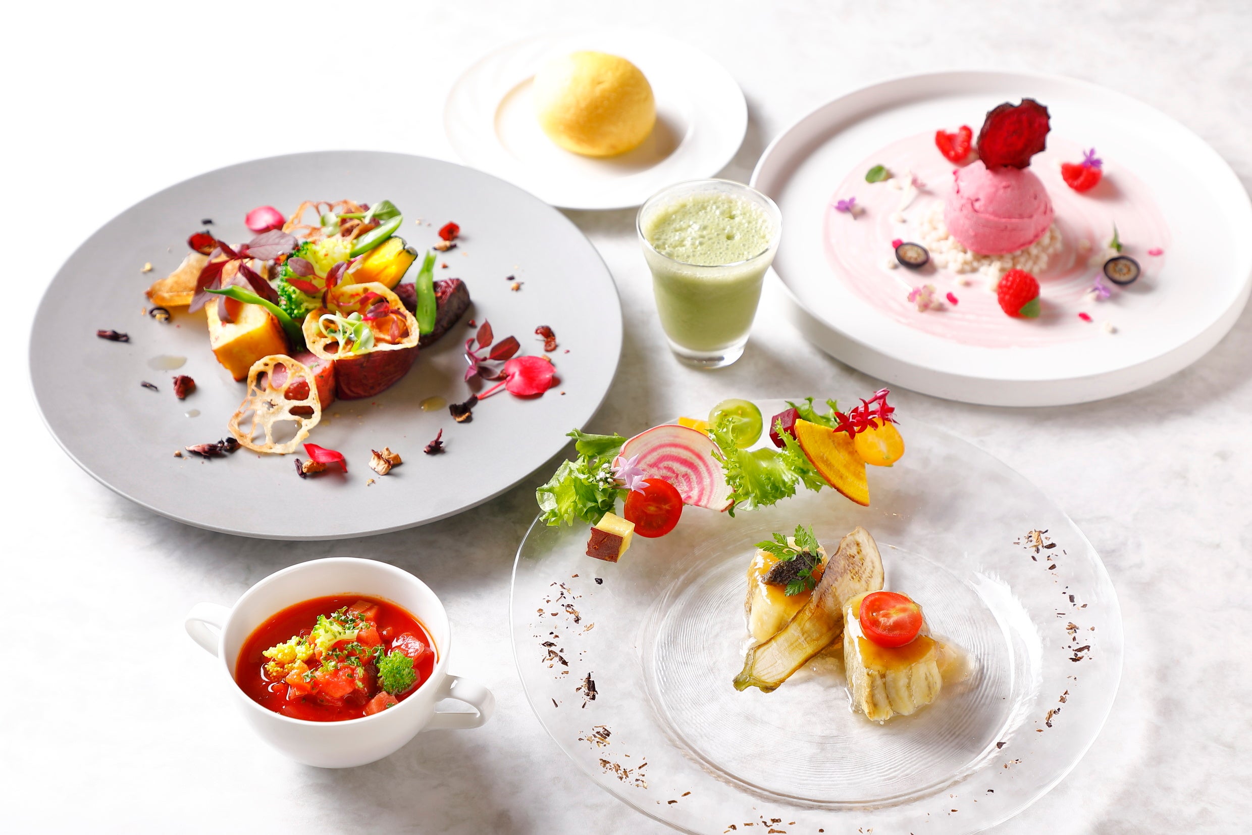 ランチ「東京野菜が主役の“ベジフルコース” 」