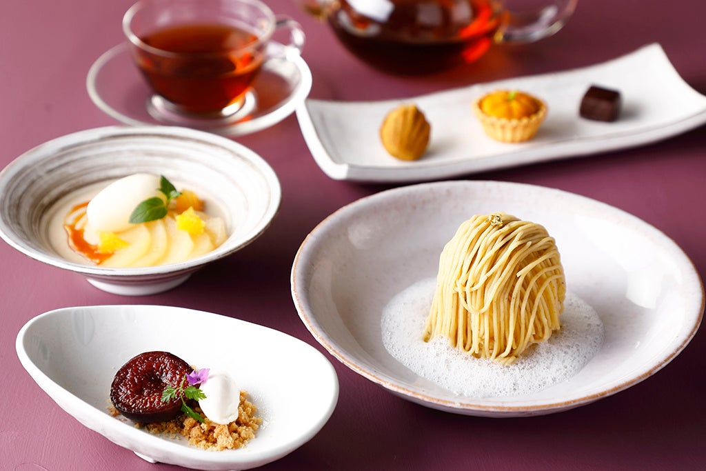 サザンタワーダイニングで楽しむデザートコース ～秋の味覚が彩るデザートだけのフルコース～　