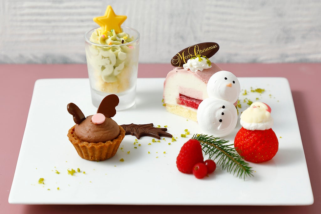 クリスマスデザートプレート