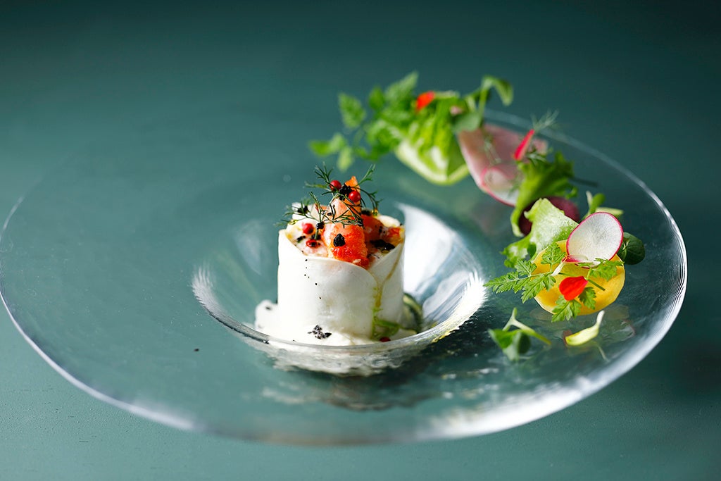 3種のカブのシャルロット 東京都三鷹産黄柚子とともに