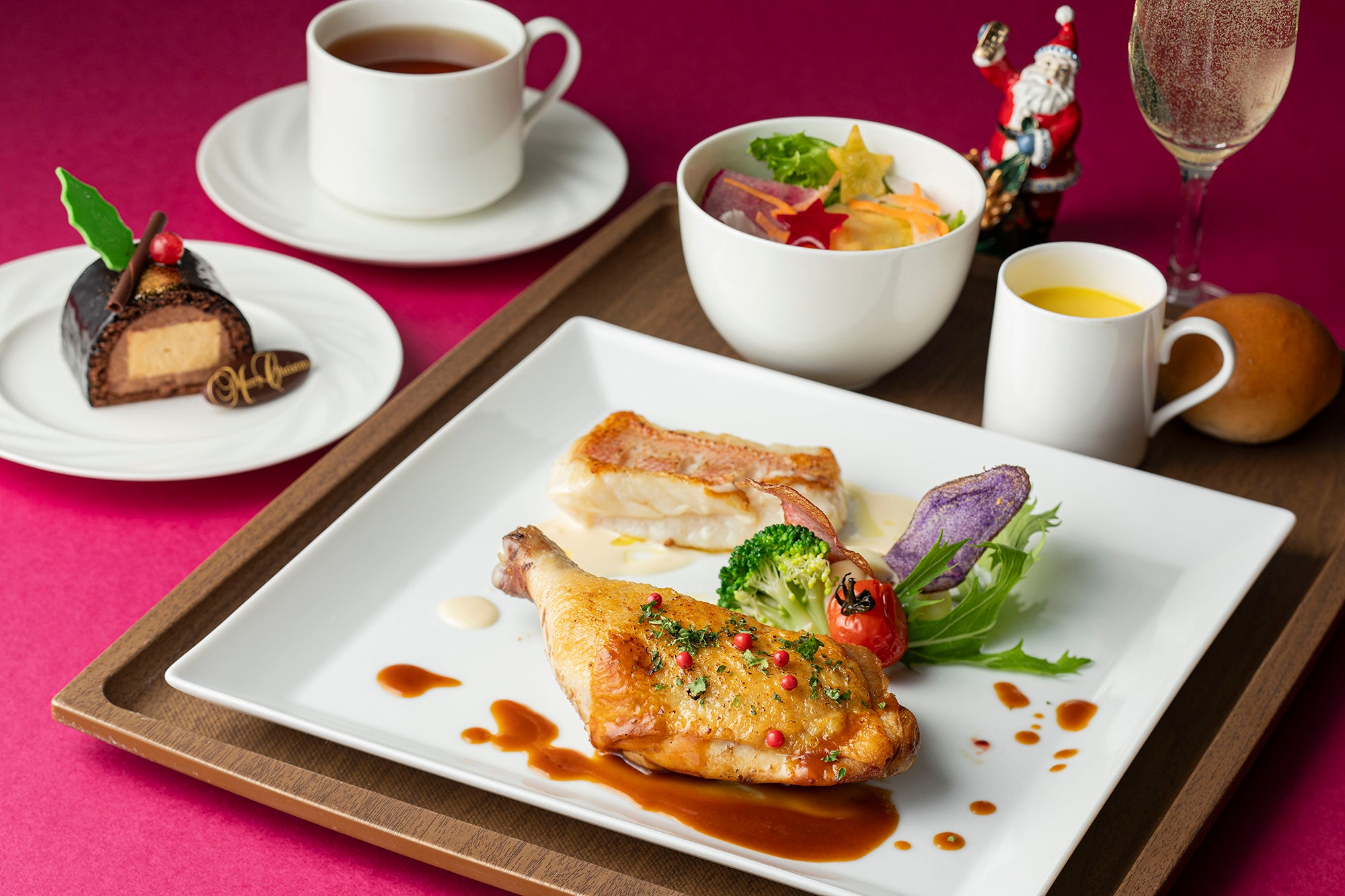 クリスマスバルプレート