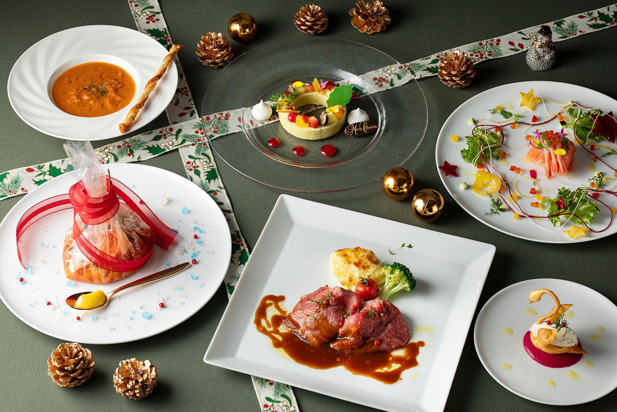 「ウインターライト」の肉料理は アメリカ産牛サーロインのローストビーフをご用意