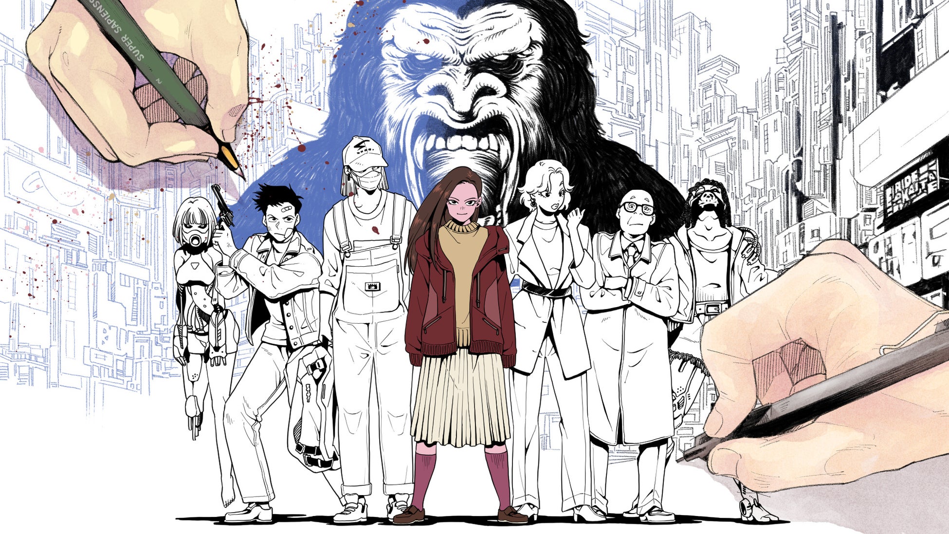 SUPER SAPIENSS『キラー・ゴールドフィッシュ』がLINEマンガで1位獲得! SUPER SAPIENSS『キラー・ゴールドフィッシュ』がLINEマンガで1位獲得!