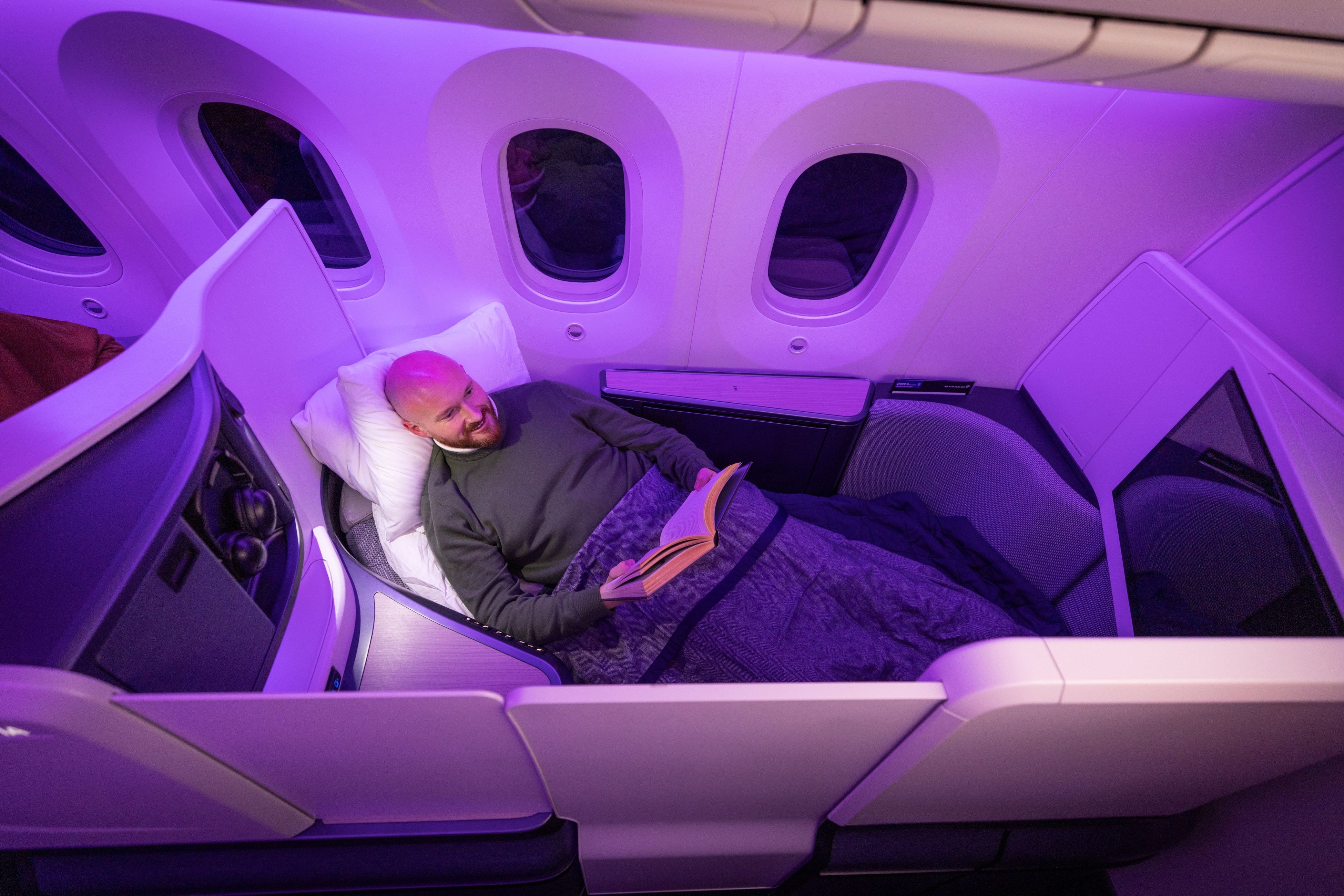 ニュージーランド航空 新シートを搭載したボーイング787-9機を