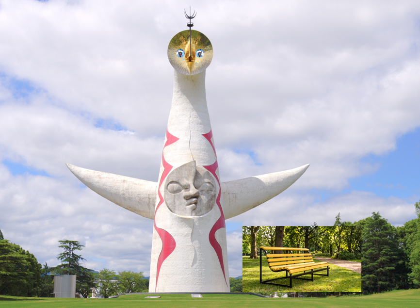 万博記念公園の廃棄予定ベンチ45台を再生する「ベンチ再生プロジェクト」クラウドファンディングを開始！