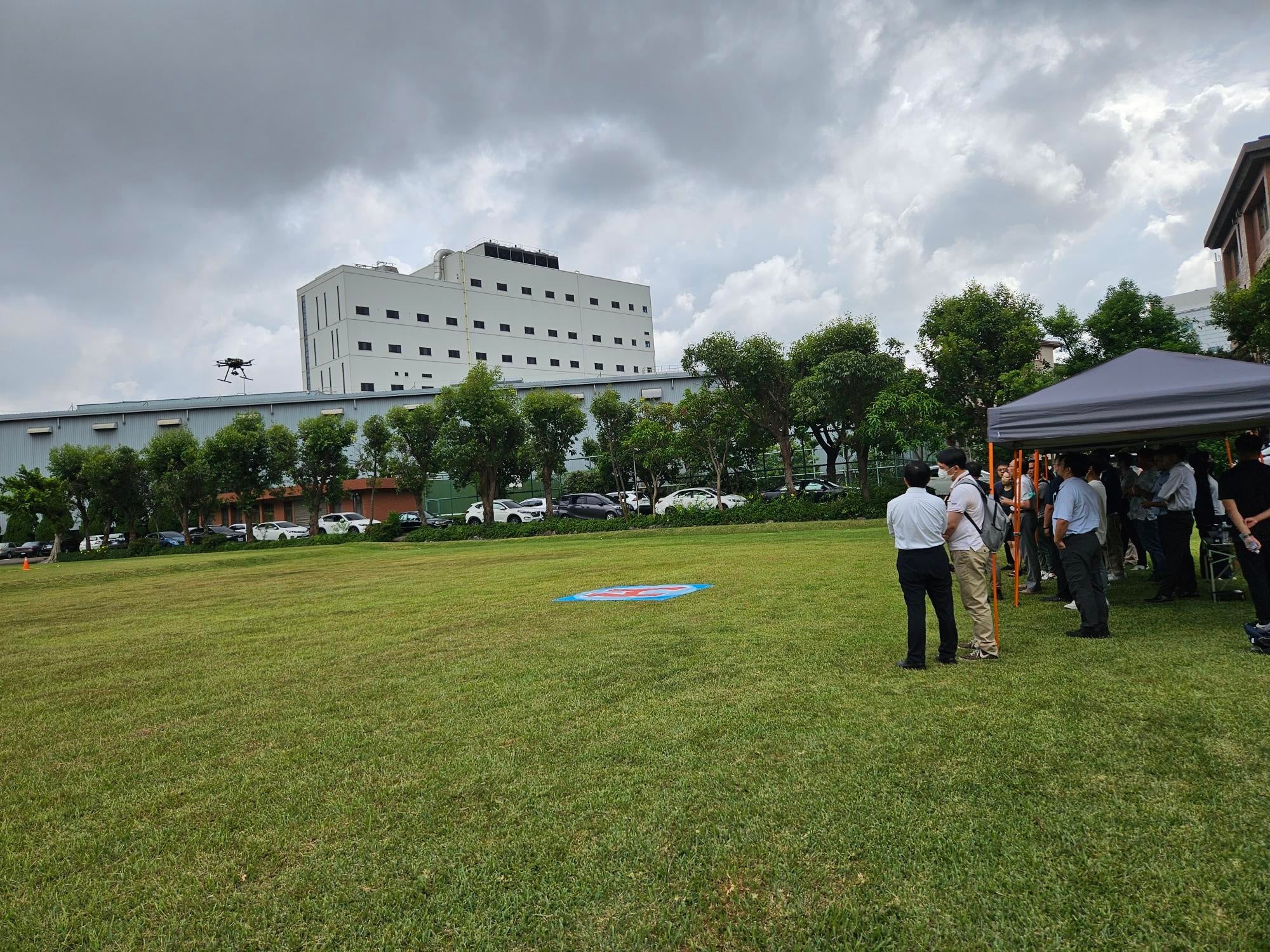 台湾においてＡＣＳＬドローンの デモンストレーションを実施