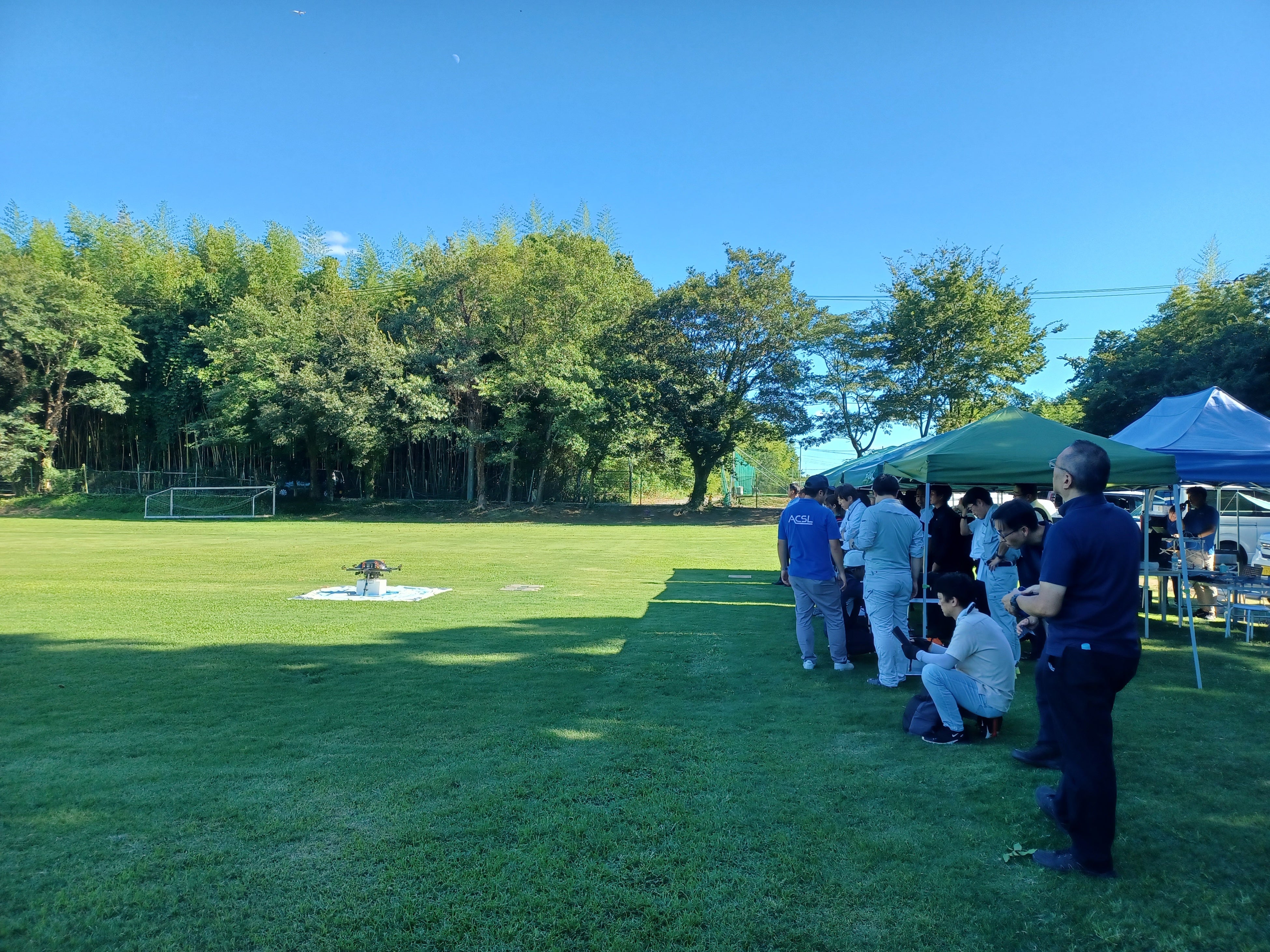 PF2-AE Deliveryのデモンストレーションでは、 荷物をリリースして戻ってくるところまで自動飛行にて実施しました