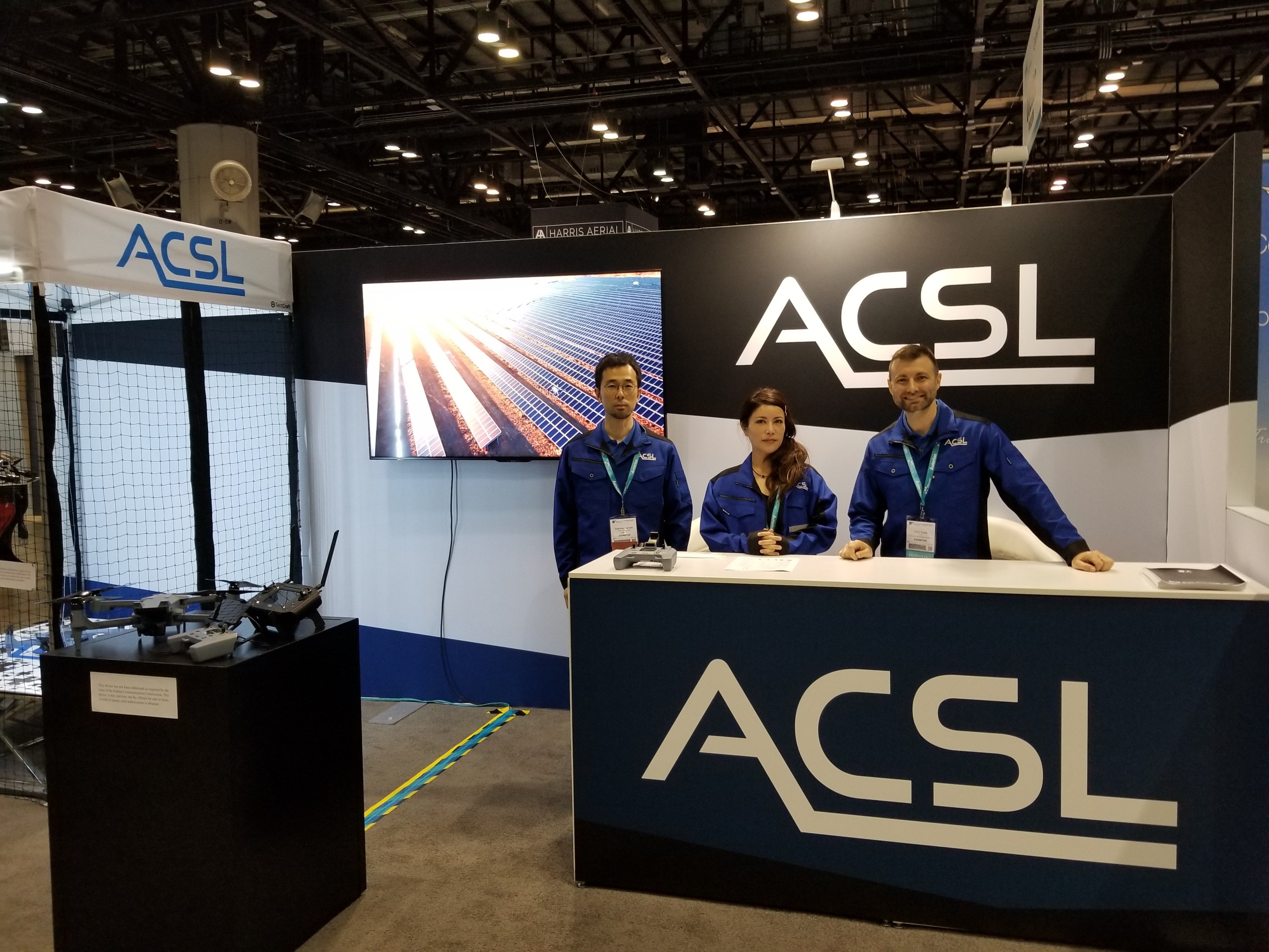 ＡＣＳＬの展示ブース