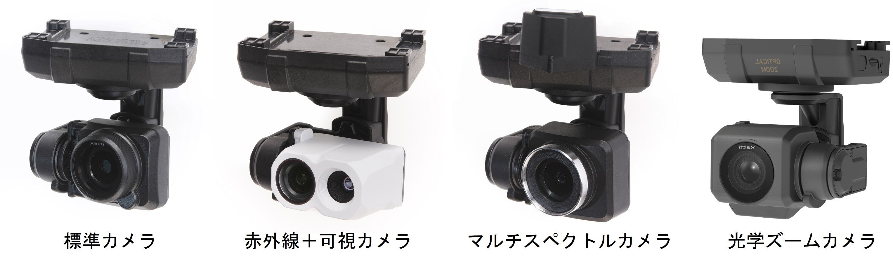 4種のカメラ