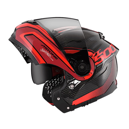 ASTONE カーボンヘルメット システムタイプ RT1500 バイクヘルメット | ASTONE カーボンシステムヘルメット RT1500