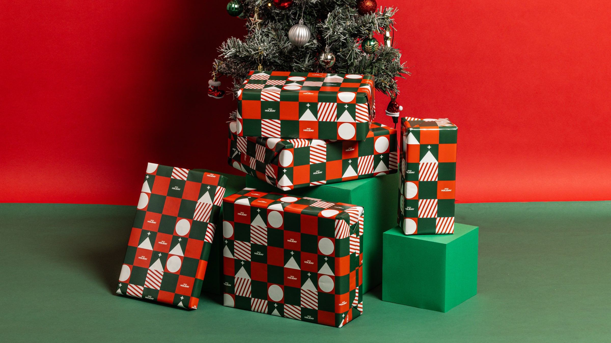 クリスマスラッピングでお届け