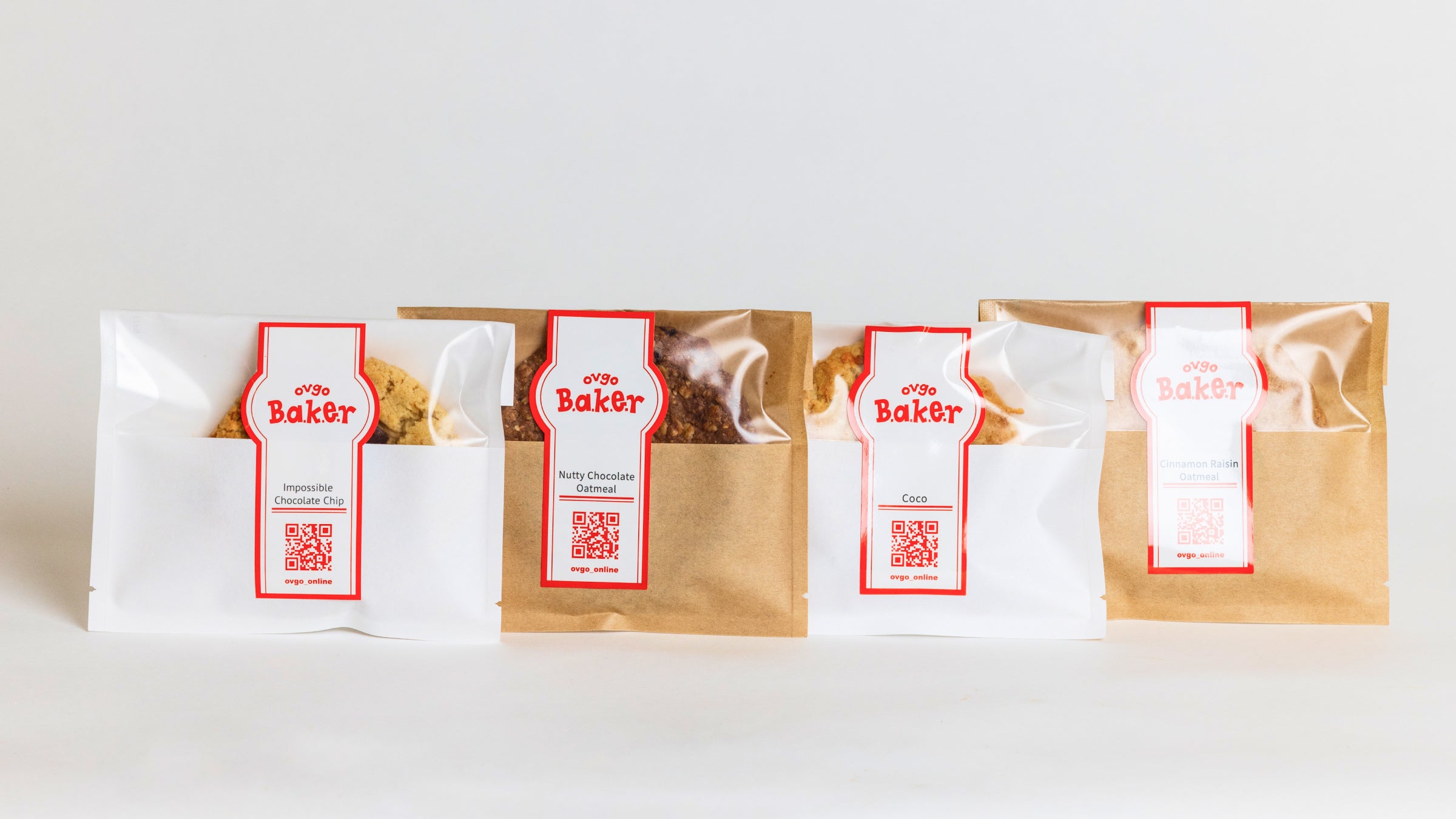 4種のアメリカンヴィーガンクッキー