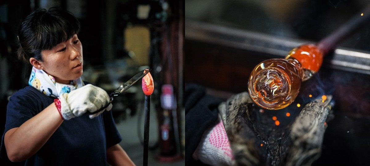 にほんの色 ふうけい 一輪挿し”を季節にあわせて、ひと柄ずつ販売開始