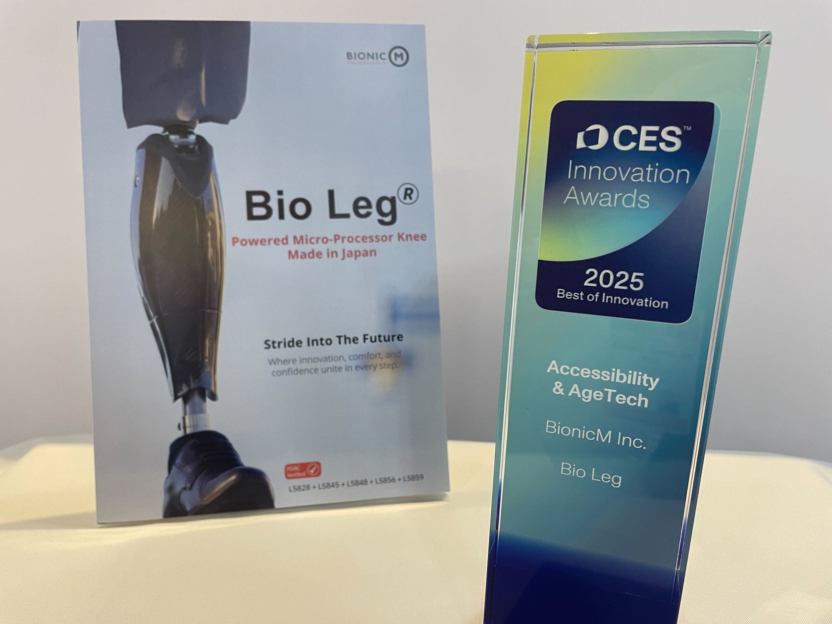 Bionicm 米国事業の拠点となる米国子会社設立 CES 2025にて「Best of Innovation」を受賞したBio Leg®を展示 ...