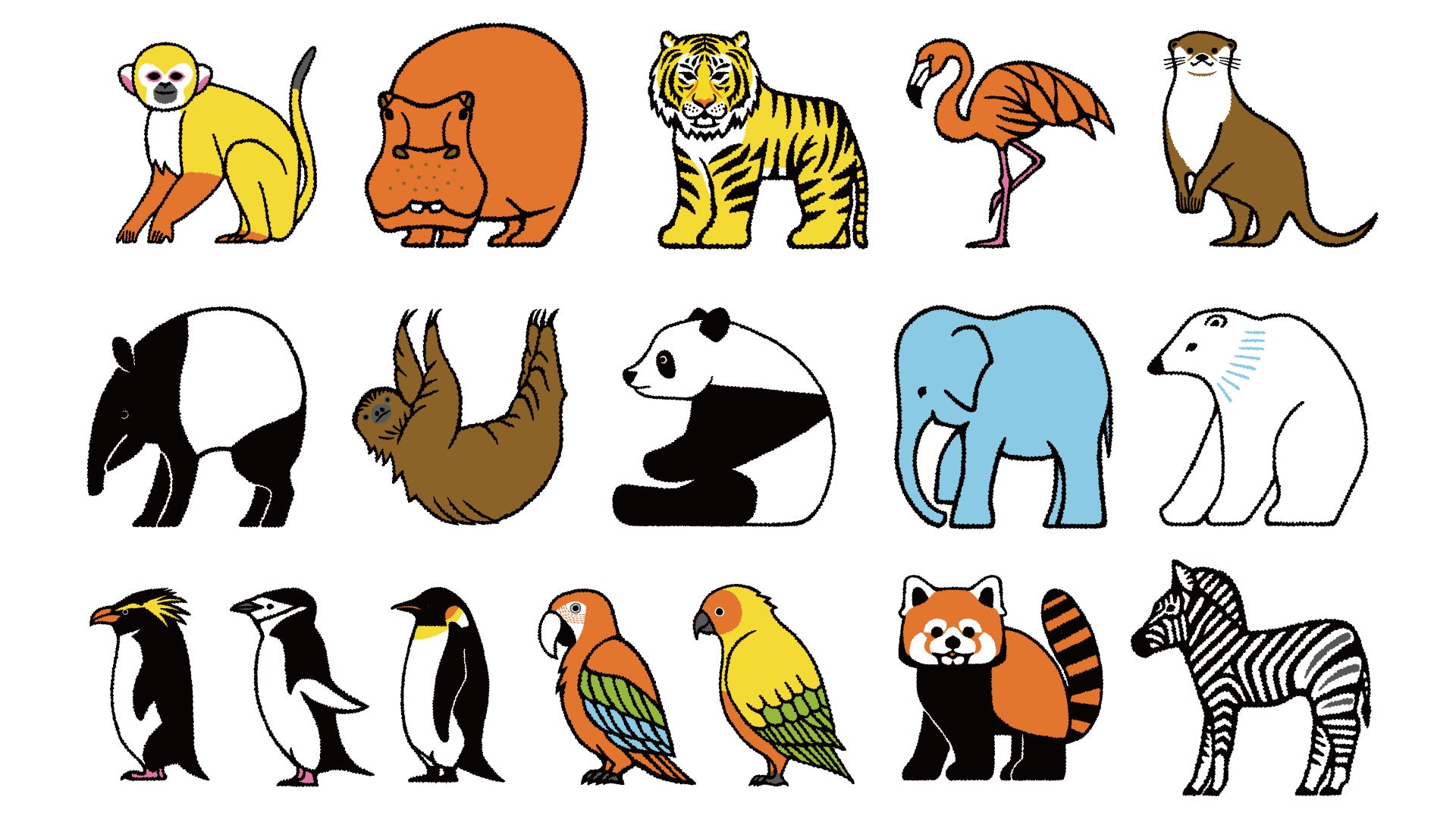 イラストレーター福田利之が描いた実物大の動物たちが渋谷parcoに大集合 ほぼ日のプレスリリース イラストレーター福田利之が描いた実物大の動物たちが渋谷parcoに大集合 ほぼ日のプレスリリース