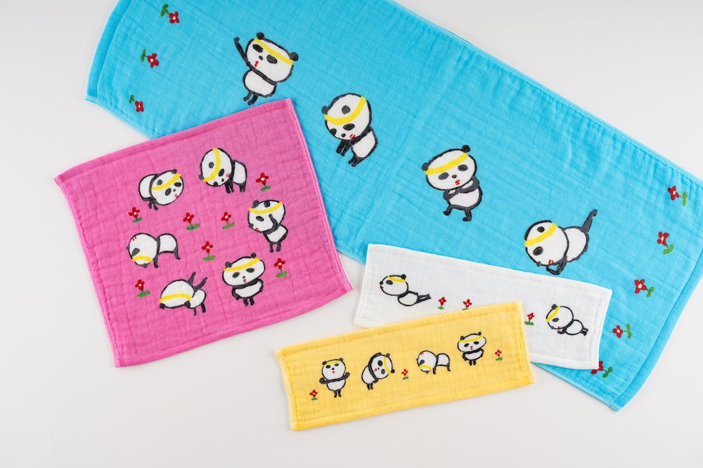 やさしいタオル「PYANDA」シリーズ。