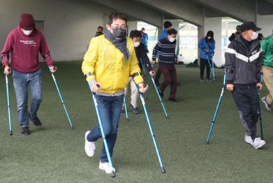 アンプティサッカー体験会の様子