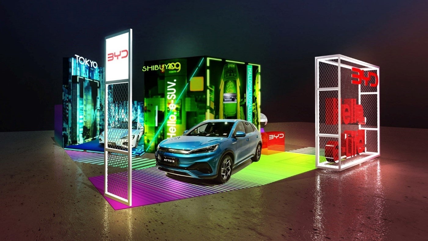 BYD Auto Japanが「東京オートサロン2023」に初出展～“X(クロス