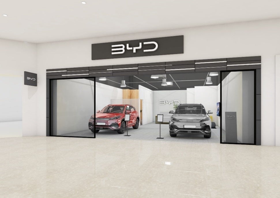 マリノアシティ福岡にオープンする「BYD AUTO 福岡西」