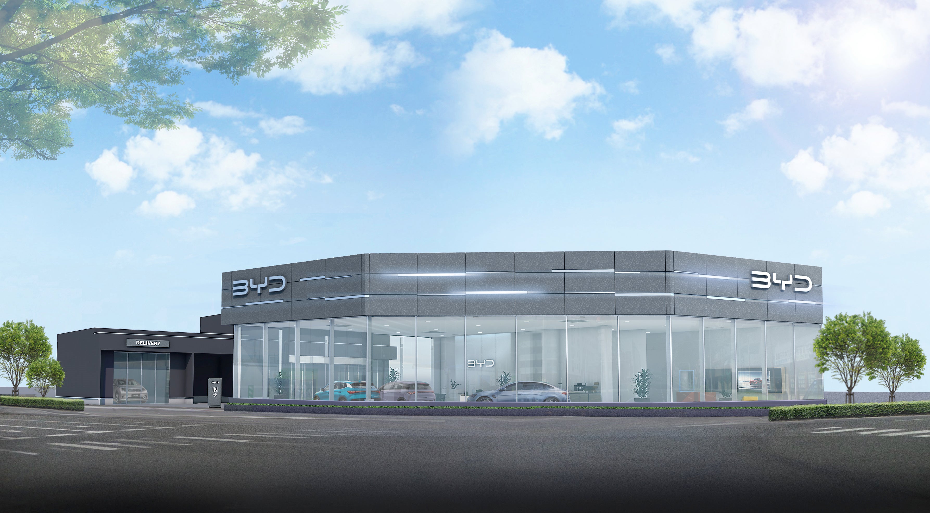 神奈川県横浜市にオープンする「BYD AUTO 港北ニュータウン」